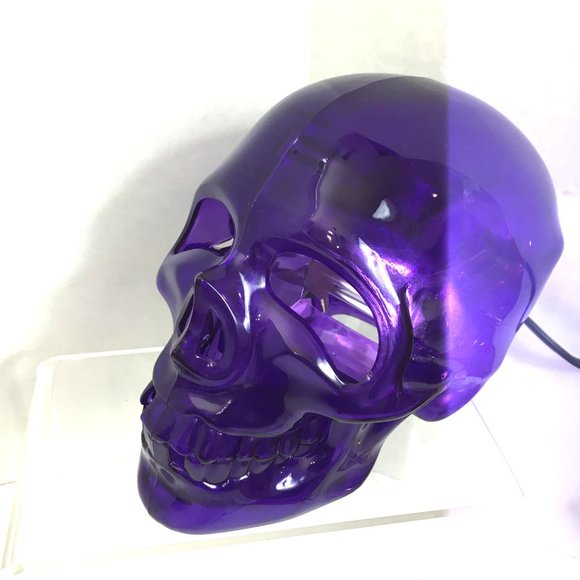 SKULL STROBE Translucent Strobe LITE F/X  Halloween Prop VTG - Picture 13 of 15